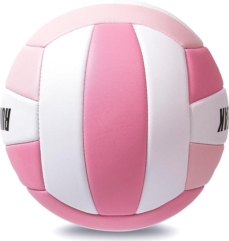 RUN2PEAK Soft Touch Volleyball Ball Gifts for Teen Girls Kids Youth Team Beginners Durable Volleyballs for Outdoor Indoor Beach Pool Water Play Official Size 5 Training Practice Volley Ball - Image 3